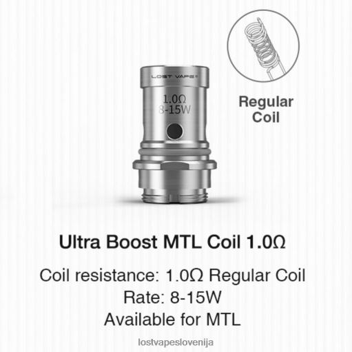Lost Vape Flavors 4XFR6350 | Lost Vape Ultra ojačevalne tuljave (5 kosov) mtl v2 1.ohm