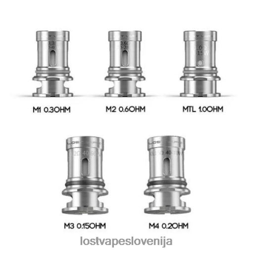Lost Vape Flavors 4XFR640 | Lost Vape Ultra ojačevalne tuljave (5 kosov) m1 0,3 ohma