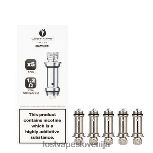 Lost Vape Ljubljana 4XFR6432 | Lost Vape Lyra nadomestne tuljave (5 kosov) običajna tuljava 1,2 ohma