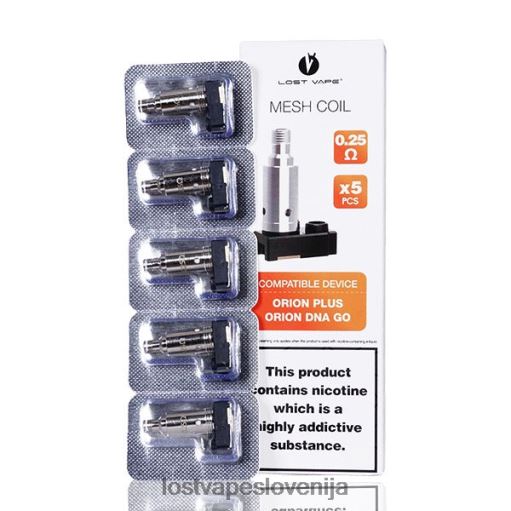 Lost Vape Near Me Slovenija 4XFR636 | Lost Vape Orion plus DNK nadomestne tuljave (paket 5 kosov) 0,25 ohma