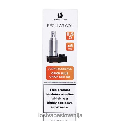 Lost Vape Near Me Slovenija 4XFR636 | Lost Vape Orion plus DNK nadomestne tuljave (paket 5 kosov) 0,25 ohma