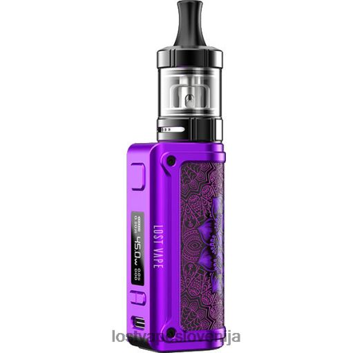 Lost Vape Disposable 4XFR6115 | Lost Vape Thelema mini komplet 45w | rezervoar ub lite vijoličasti preživeli