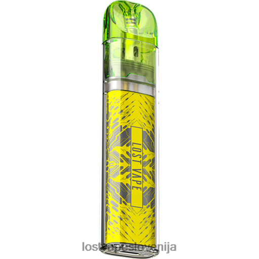 Lost Vape Disposable 4XFR6255 | Lost Vape URSA Nano umetniški komplet rumeni pesek x haleido art