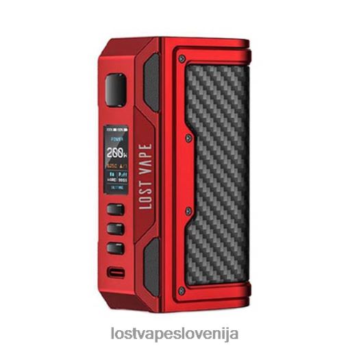 Lost Vape Customer Service 4XFR6178 | Lost Vape Thelema quest 200w mod mat rdeča/ogljikova vlakna