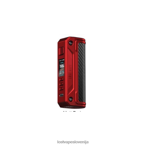 Lost Vape Wholesale 4XFR6253 | Lost Vape Thelema solo 100w mod mat rdeča/ogljikova vlakna