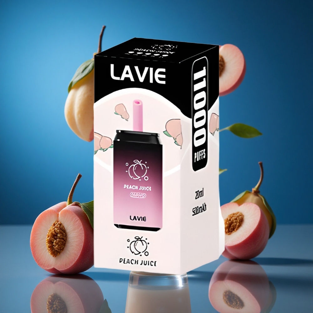 LAVIE Aurora 11000 Puffs Breskov Sok Type C Polnjenje Slovenija vapes