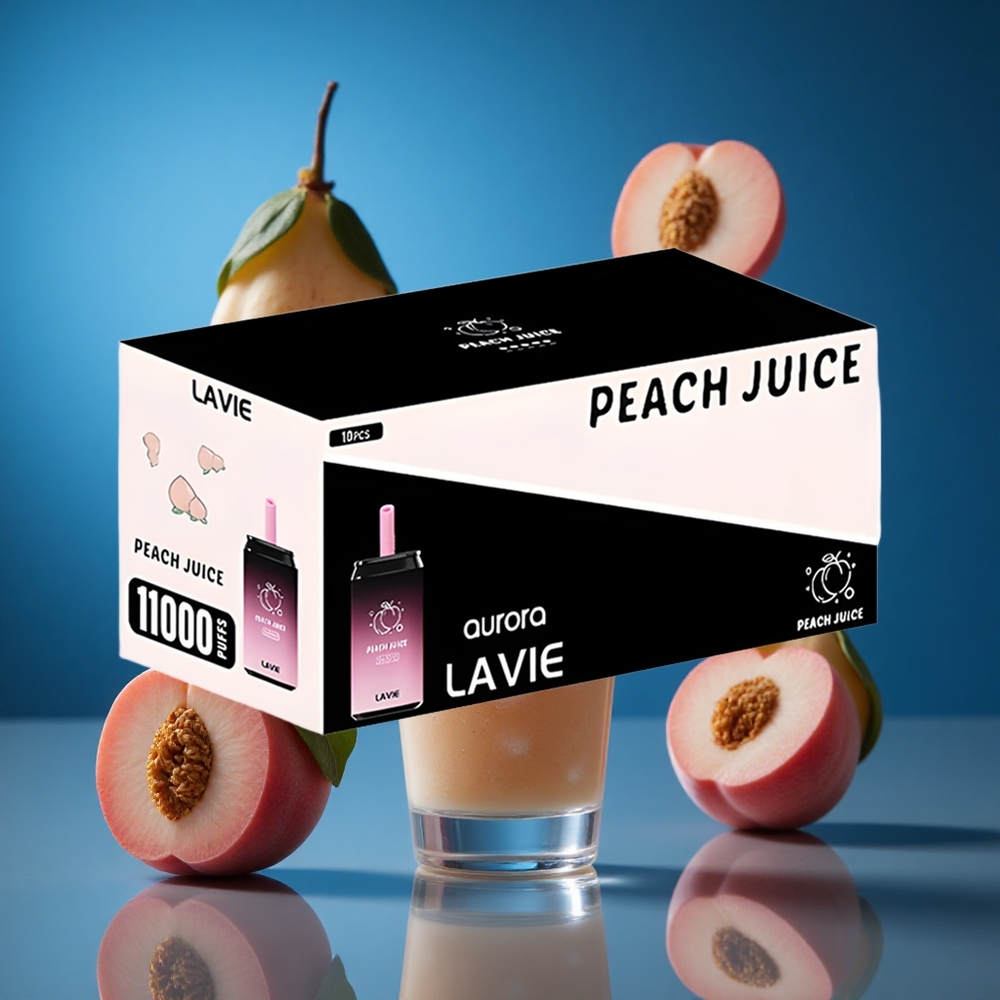 LAVIE Aurora 11000 Puffs Breskov Sok Type C Polnjenje Slovenija vapes