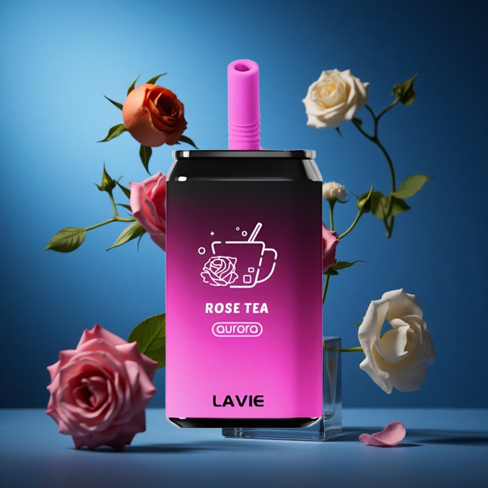 LAVIE Aurora 11000 Puffs Za enkratno uporabo Vape Rožni Čaj & Slovenija vapes