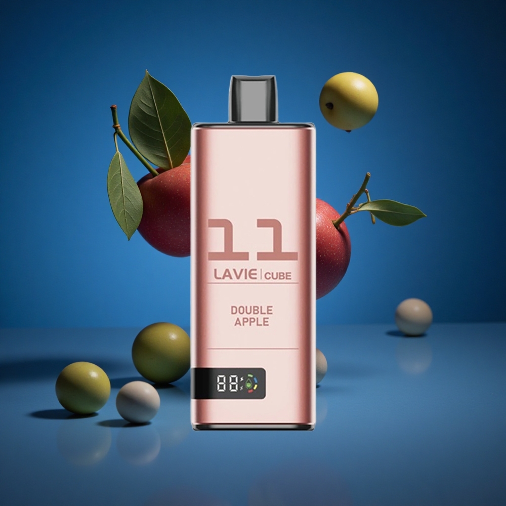 Lavie Cube 20000 Puffs Dvojno jabolko Za enkratno uporabo Vape Slovenija vapes