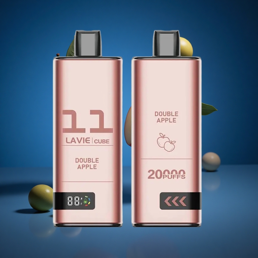 Lavie Cube 20000 Puffs Dvojno jabolko Za enkratno uporabo Vape Slovenija vapes