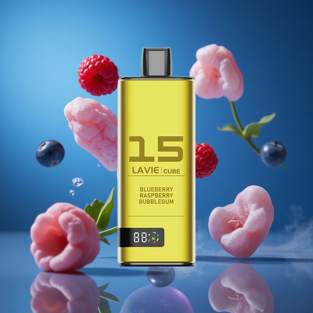Lavie Cube 20000 Puffs Za enkratno uporabo Vape Borovnica Malina Bubblegum Slovenija vapes