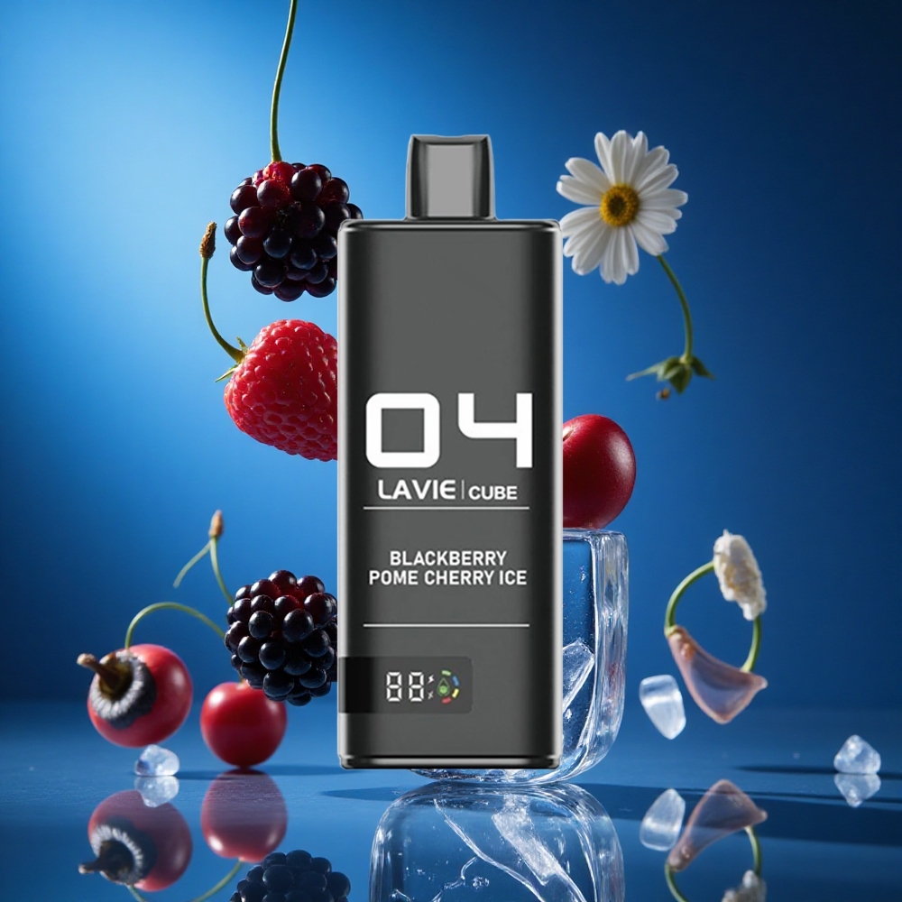 Lavie Cube 20000 Puffs Za enkratno uporabo Vape Bramborica Grenadinova Led Kombinacija Slovenija vapes