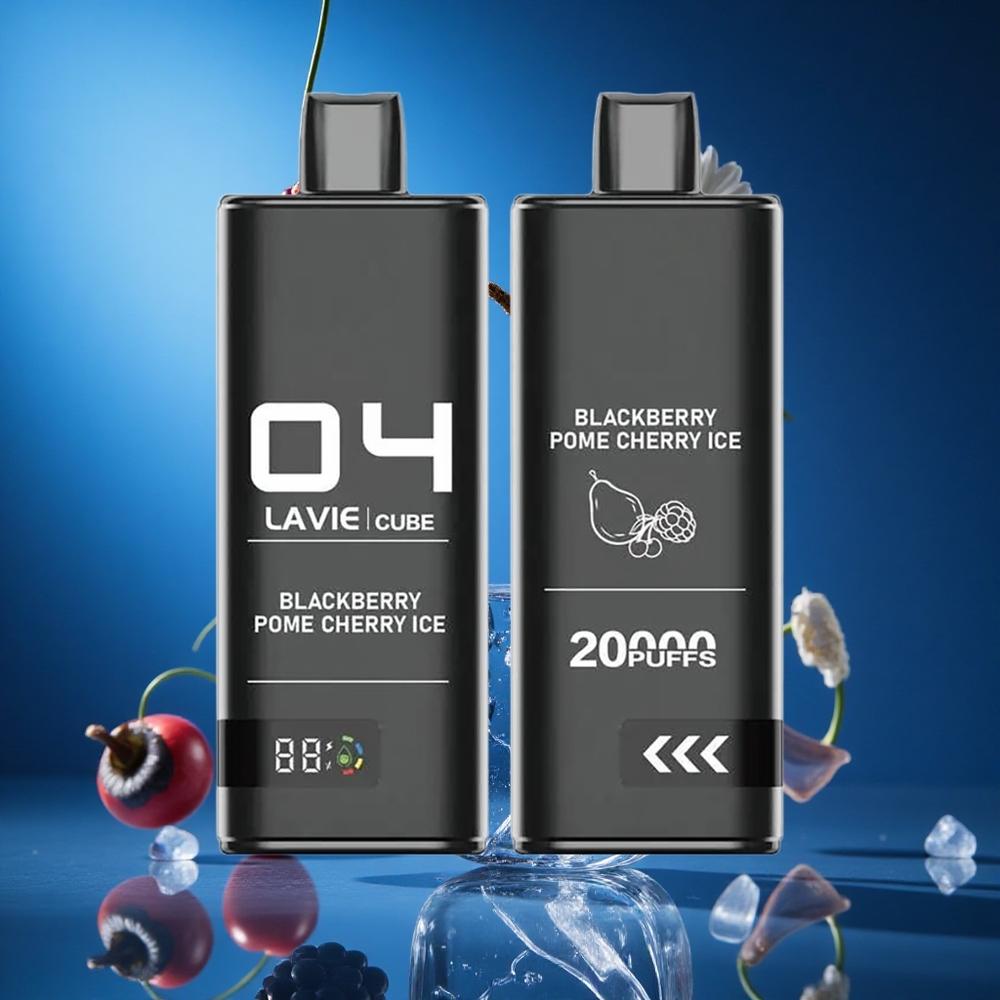 Lavie Cube 20000 Puffs Za enkratno uporabo Vape Bramborica Grenadinova Led Kombinacija Slovenija vapes