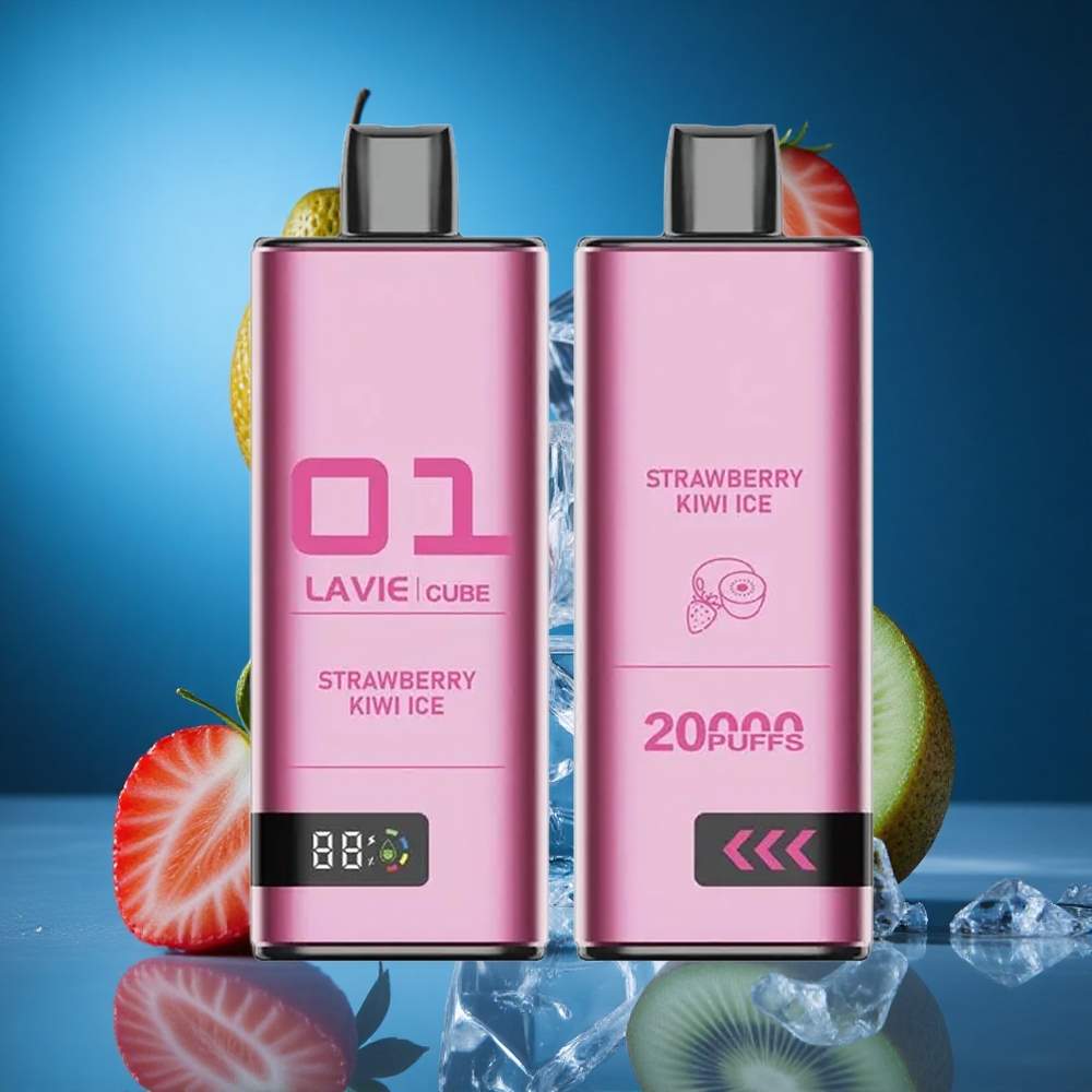 Lavie Cube 20000 Puffs Za enkratno uporabo Vape Jagoda Kivi Led Slovenija vapes