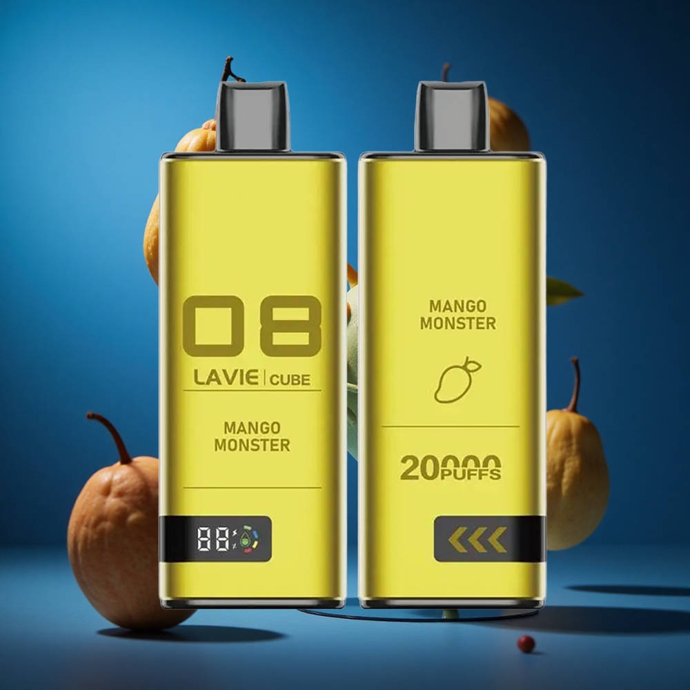 Lavie Cube 20000 Puffs Za enkratno uporabo Vape Mango Pošast Slovenija vapes