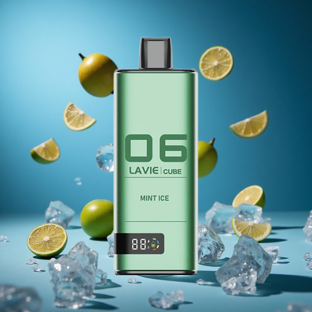 Lavie Cube 20000 Puffs Za enkratno uporabo Vape Mrazni Menta Slovenija vapes