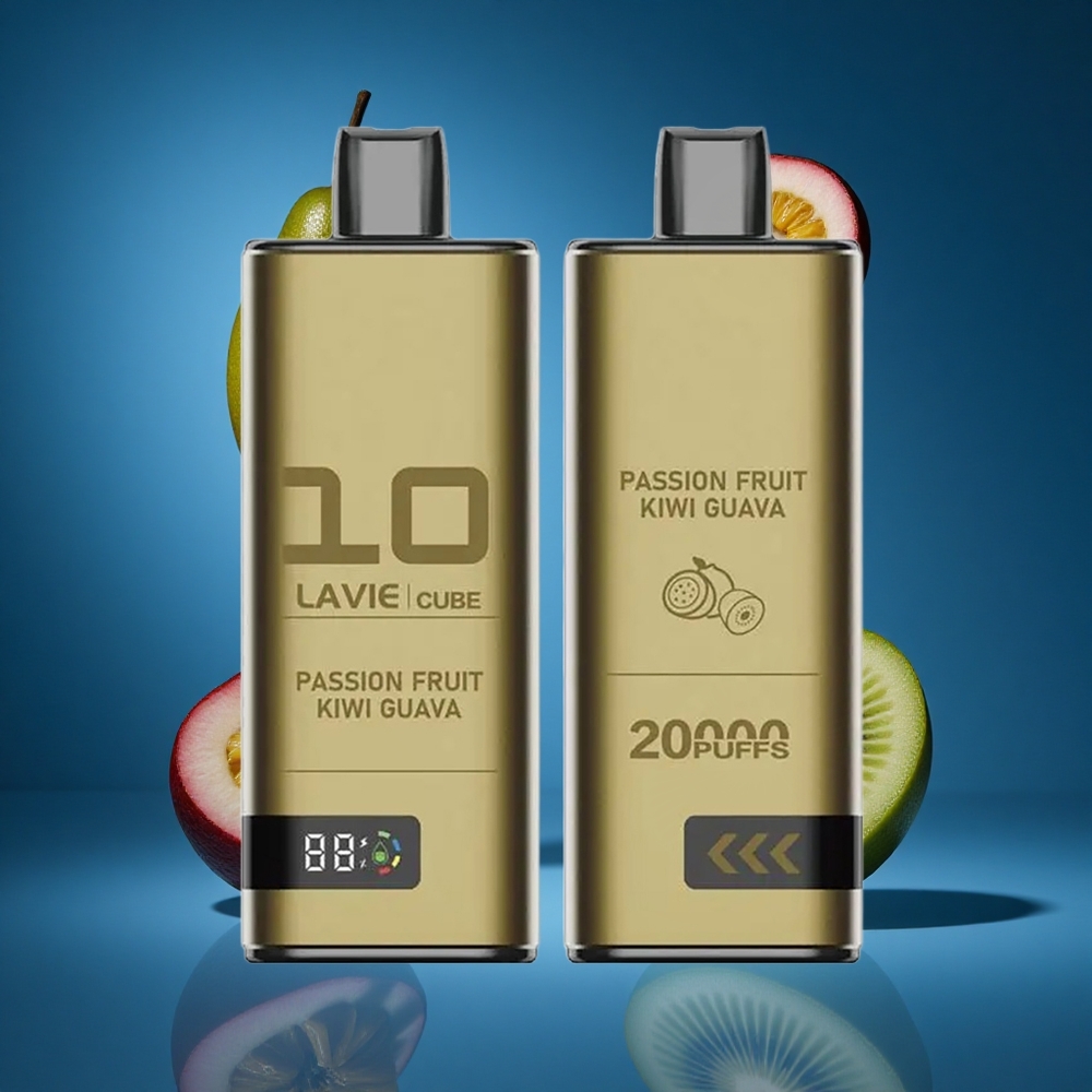Lavie Cube 20000 Puffs Za enkratno uporabo Vape Pasijonca Sadje Marelice Guave Slovenija vapes
