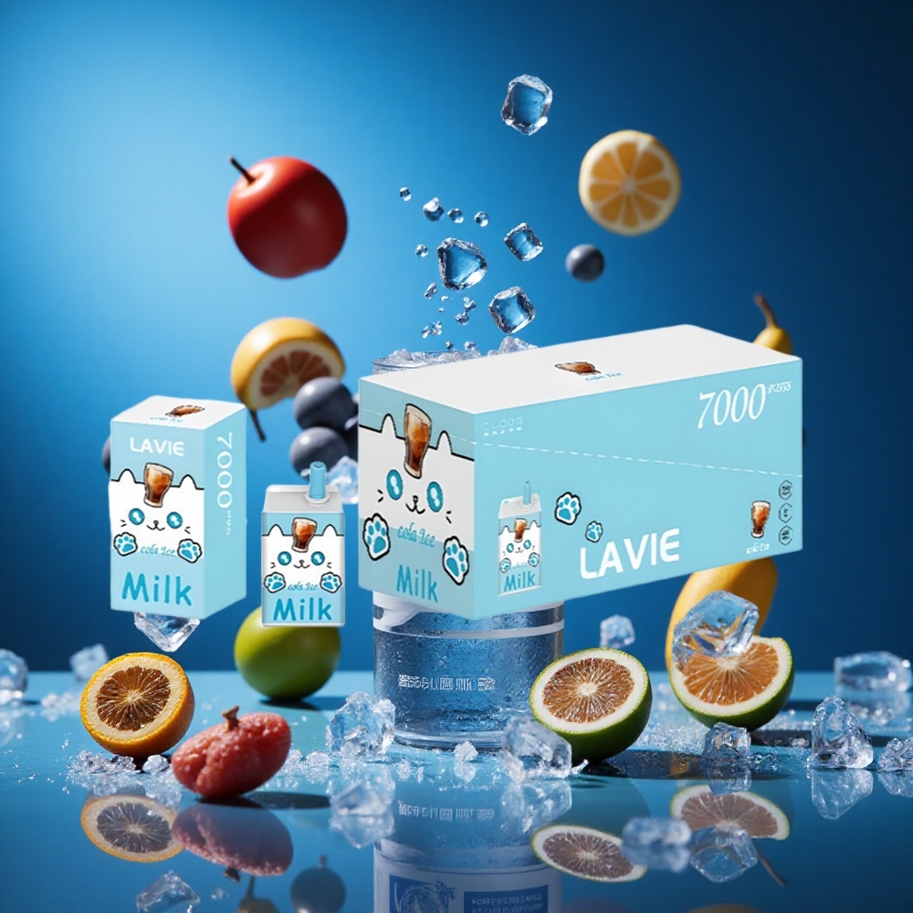 LAVIE Milk 7000 Puffs Cola Ledeni Slovenija vapes Kapaciteta tekočine: 16ML