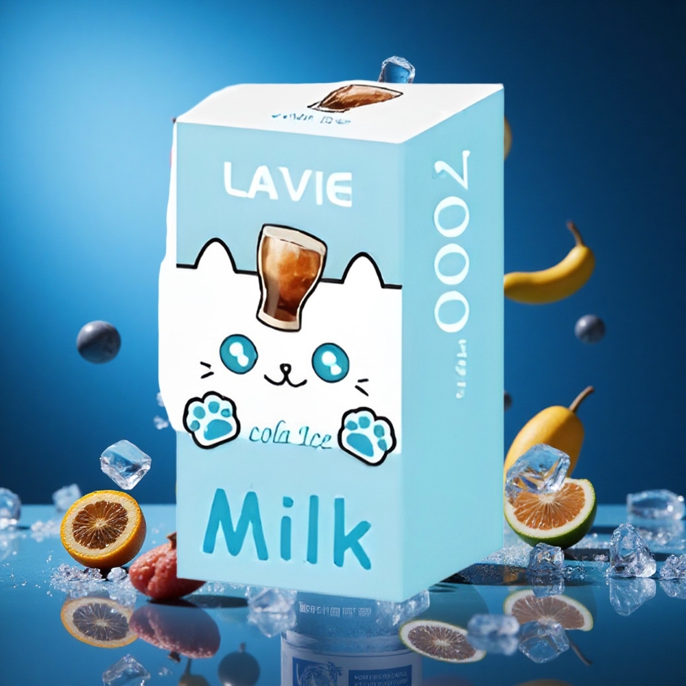 LAVIE Milk 7000 Puffs Cola Ledeni Slovenija vapes Kapaciteta tekočine: 16ML