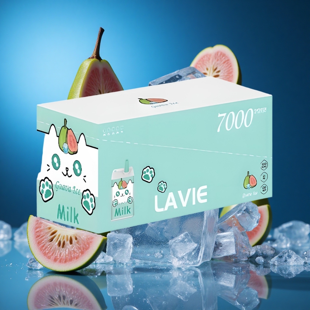 LAVIE Milk 7000 Puffs Guava Ledena kombinacija 16ML Slovenija vapes