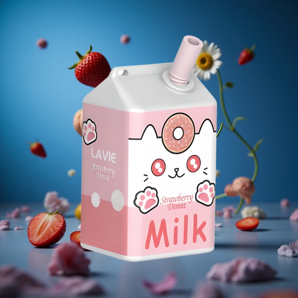 LAVIE Milk 7000 Puffs Jagoda Krof Kombinacija 16ML Slovenija vapes