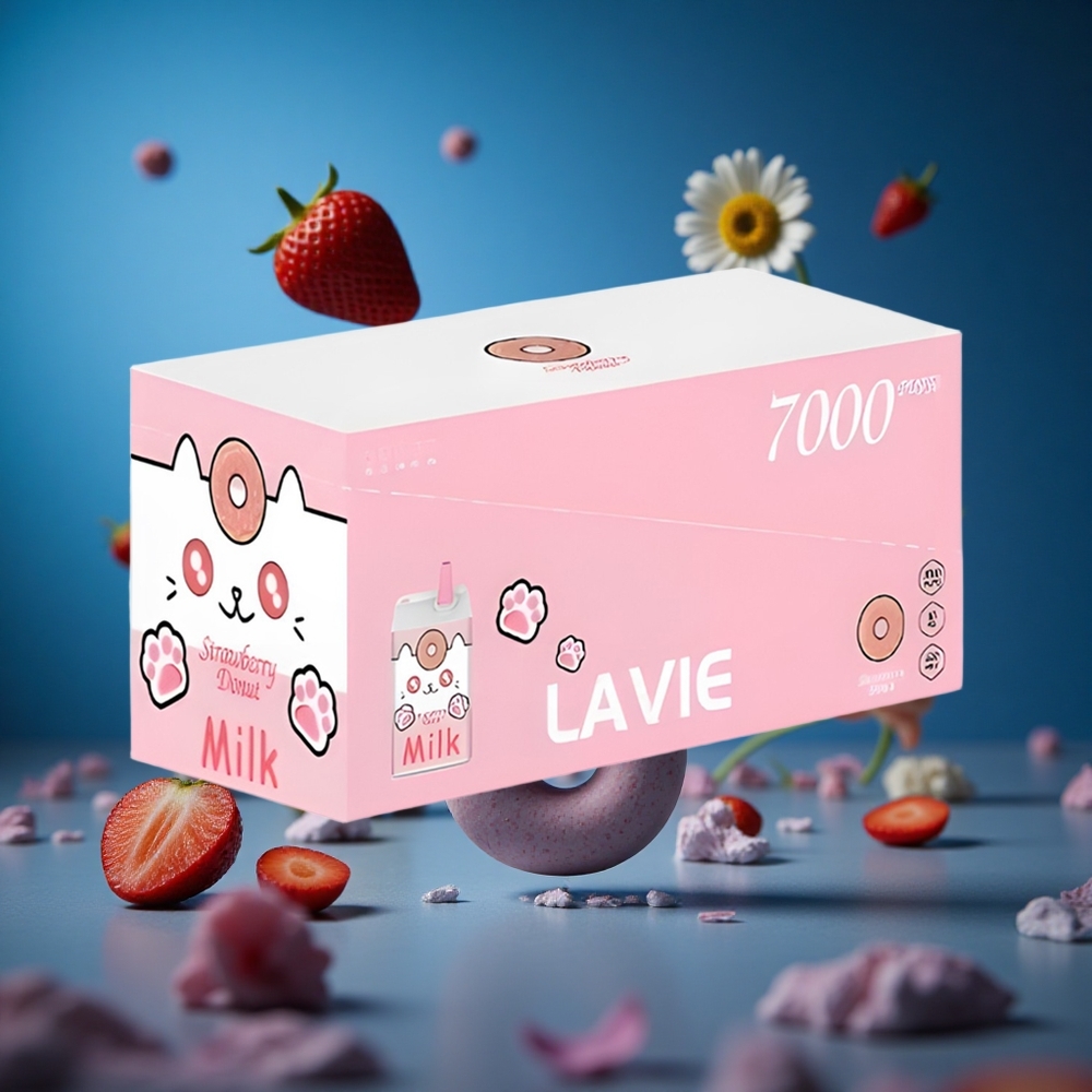 LAVIE Milk 7000 Puffs Jagoda Krof Kombinacija 16ML Slovenija vapes