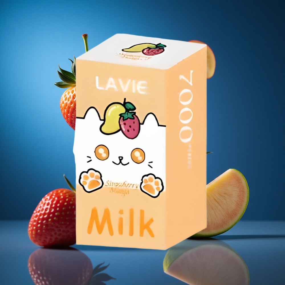 LAVIE Milk 7000 Puffs Jagoda Mango 16ML Slovenija vapes