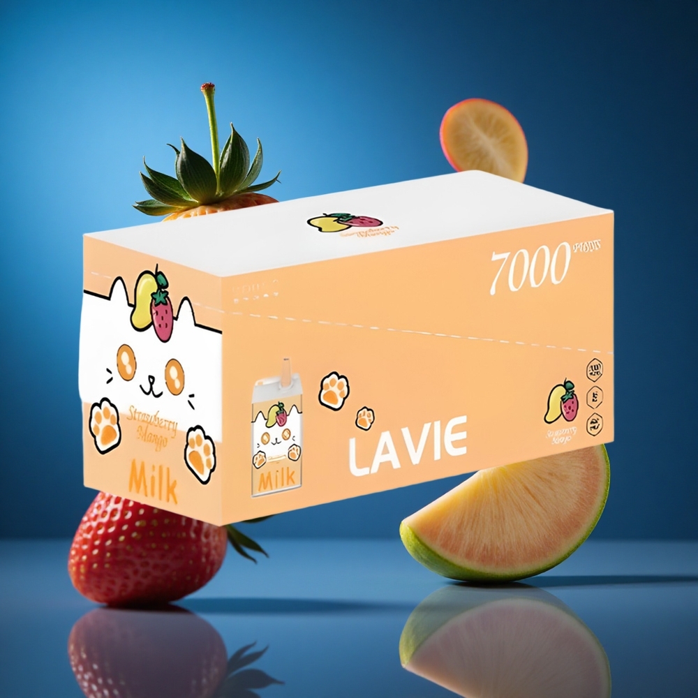 LAVIE Milk 7000 Puffs Jagoda Mango 16ML Slovenija vapes