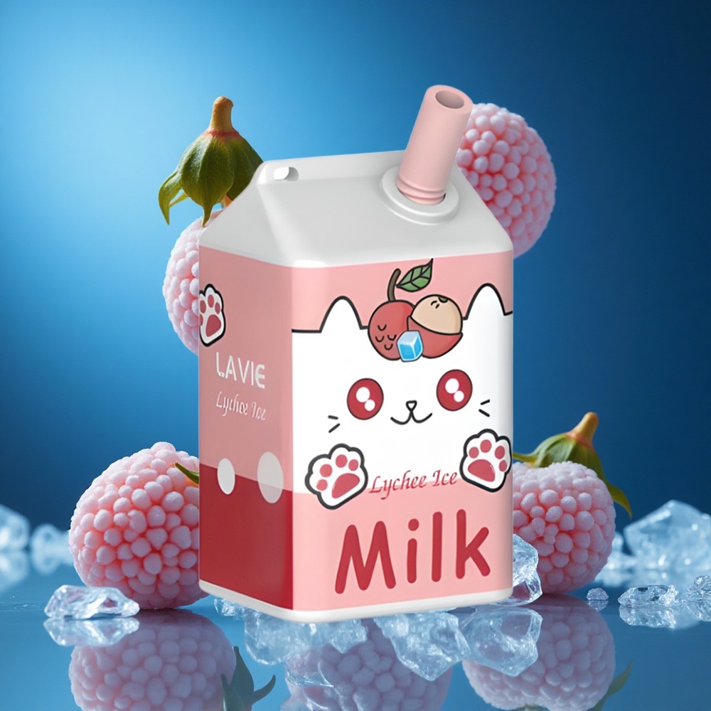 LAVIE Milk 7000 Puffs Liči Led Kombinacija 16ML Slovenija vapes