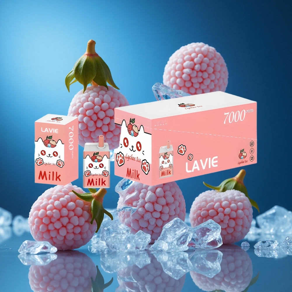 LAVIE Milk 7000 Puffs Liči Led Kombinacija 16ML Slovenija vapes
