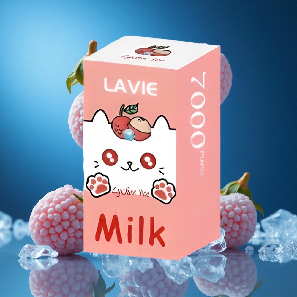 LAVIE Milk 7000 Puffs Liči Led Kombinacija 16ML Slovenija vapes