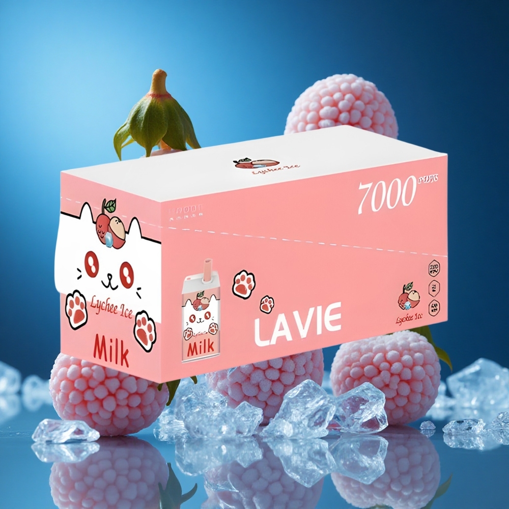 LAVIE Milk 7000 Puffs Liči Led Kombinacija 16ML Slovenija vapes
