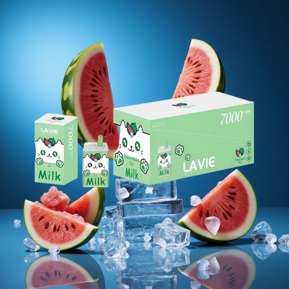 LAVIE Milk 7000 Puffs Lubenica Led Kombinacija 16ML Tip C Slovenija vapes