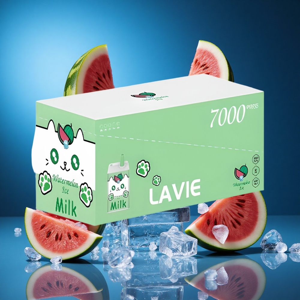 LAVIE Milk 7000 Puffs Lubenica Led Kombinacija 16ML Tip C Slovenija vapes