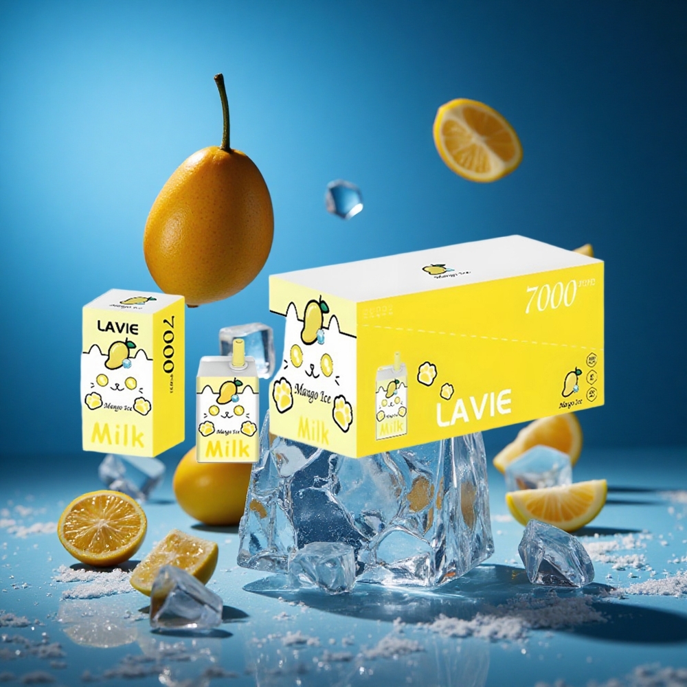 LAVIE Milk 7000 Puffs Mango Ledena Kombinacija 16ML Slovenija vapes