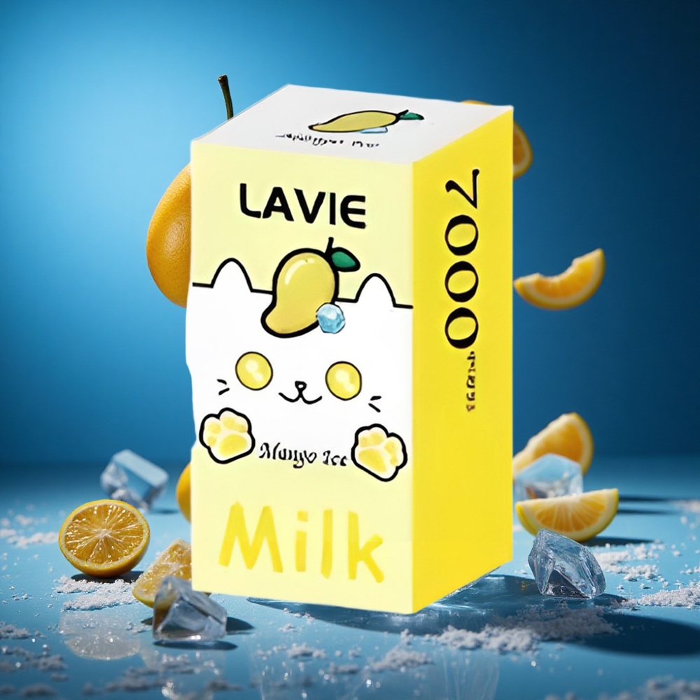 LAVIE Milk 7000 Puffs Mango Ledena Kombinacija 16ML Slovenija vapes