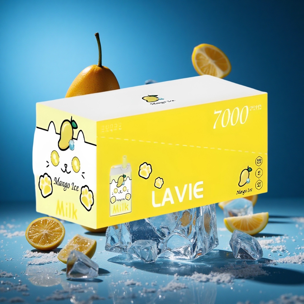 LAVIE Milk 7000 Puffs Mango Ledena Kombinacija 16ML Slovenija vapes