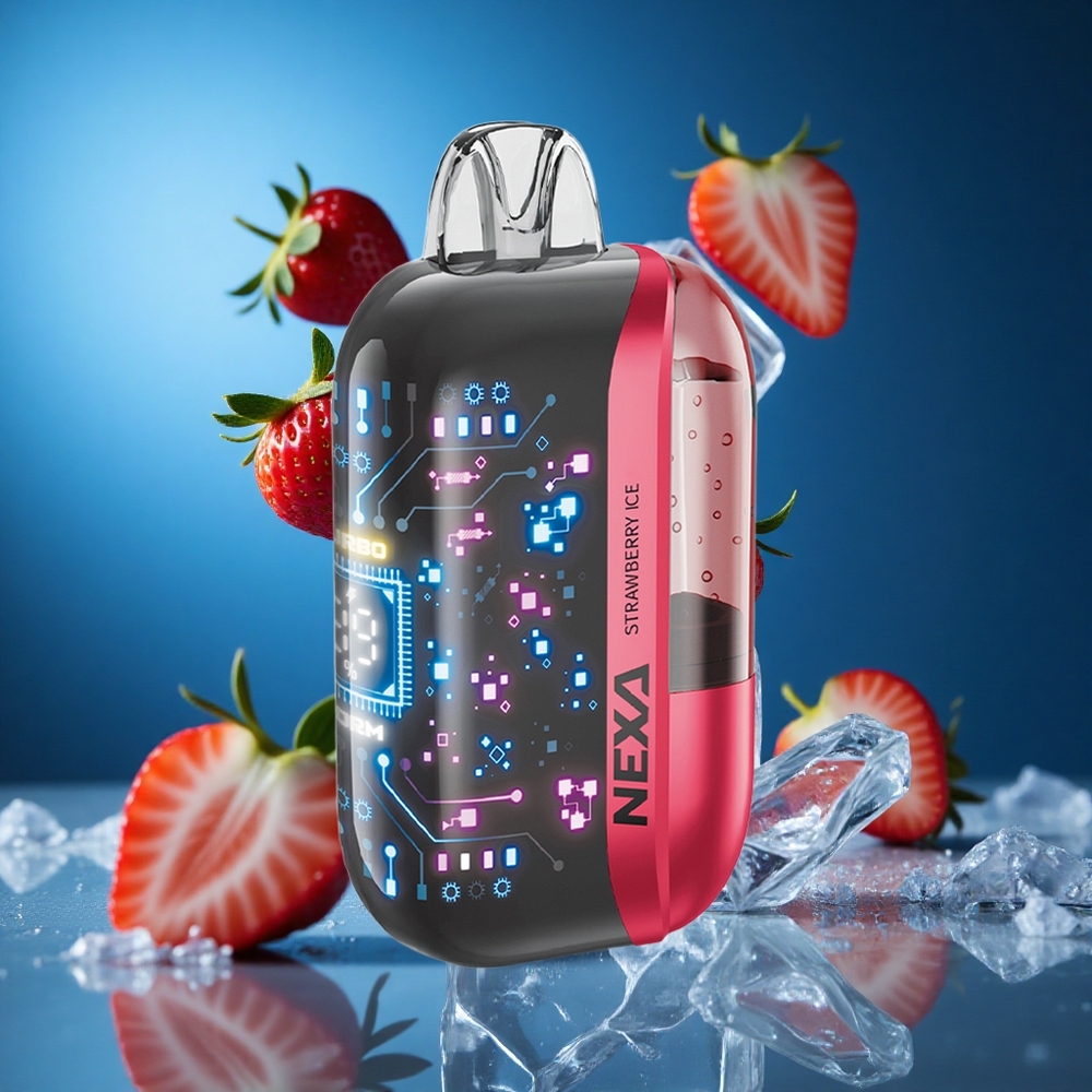NEXA Ultra 50000 Puffs Jagoda Led Kombinacija 20ml Prednapolnjena Zmogljivost Slovenija vapes