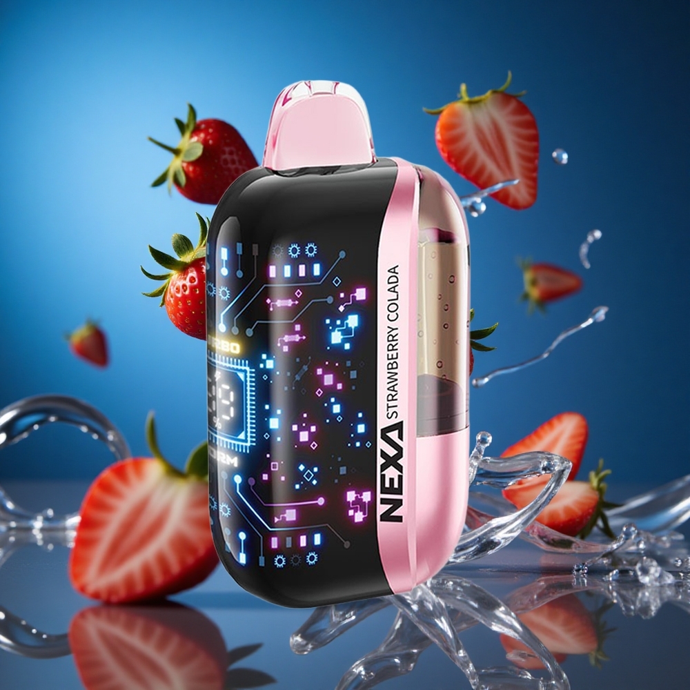 NEXA Ultra 50000 Puffs Jagodna Kolada 20ml Napolnjena Zmogljivost Slovenija vapes