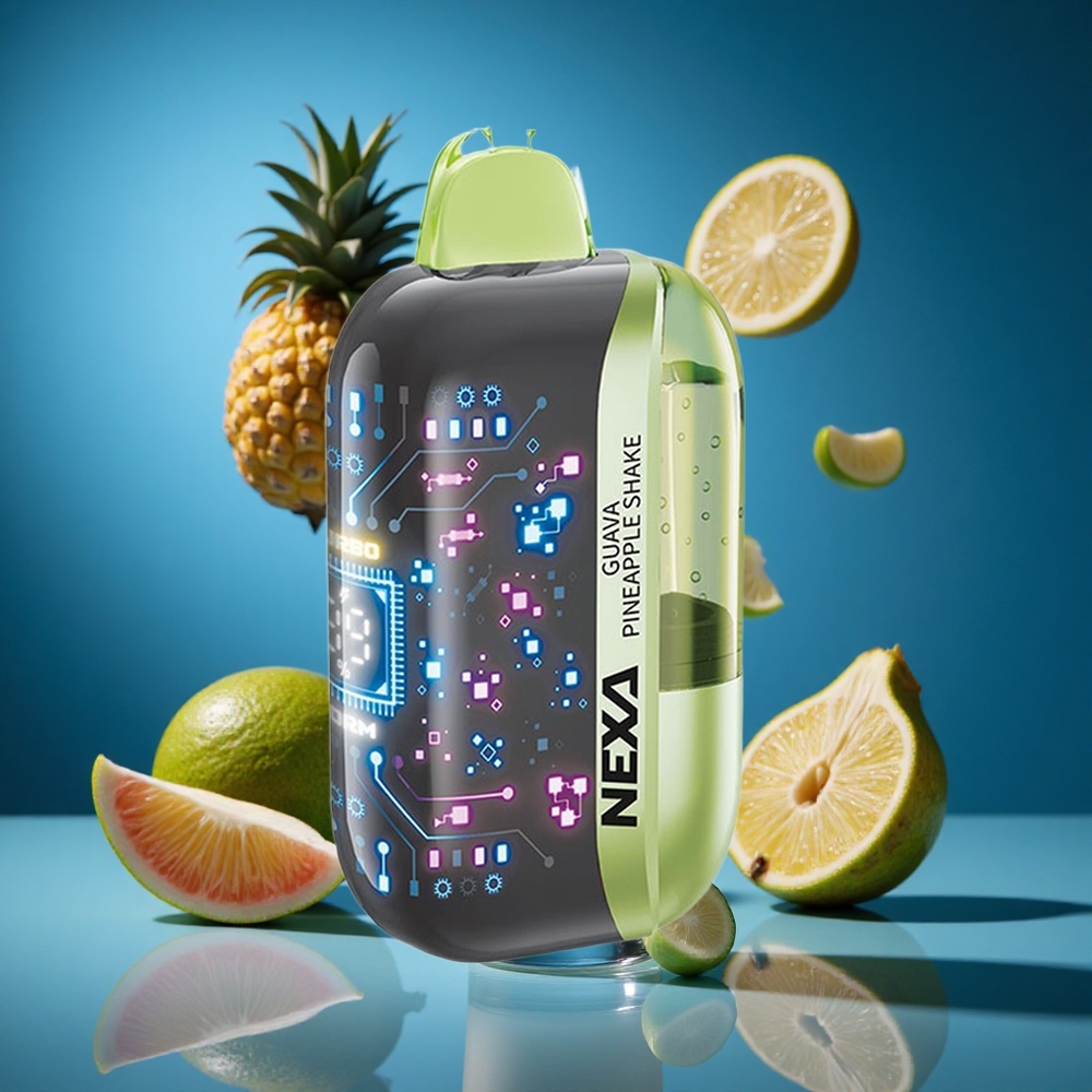 NEXA Ultra 50000 Puffs Za enkratno uporabo Vape Guajava Ananas Shake 20ml 800mah Slovenija vapes