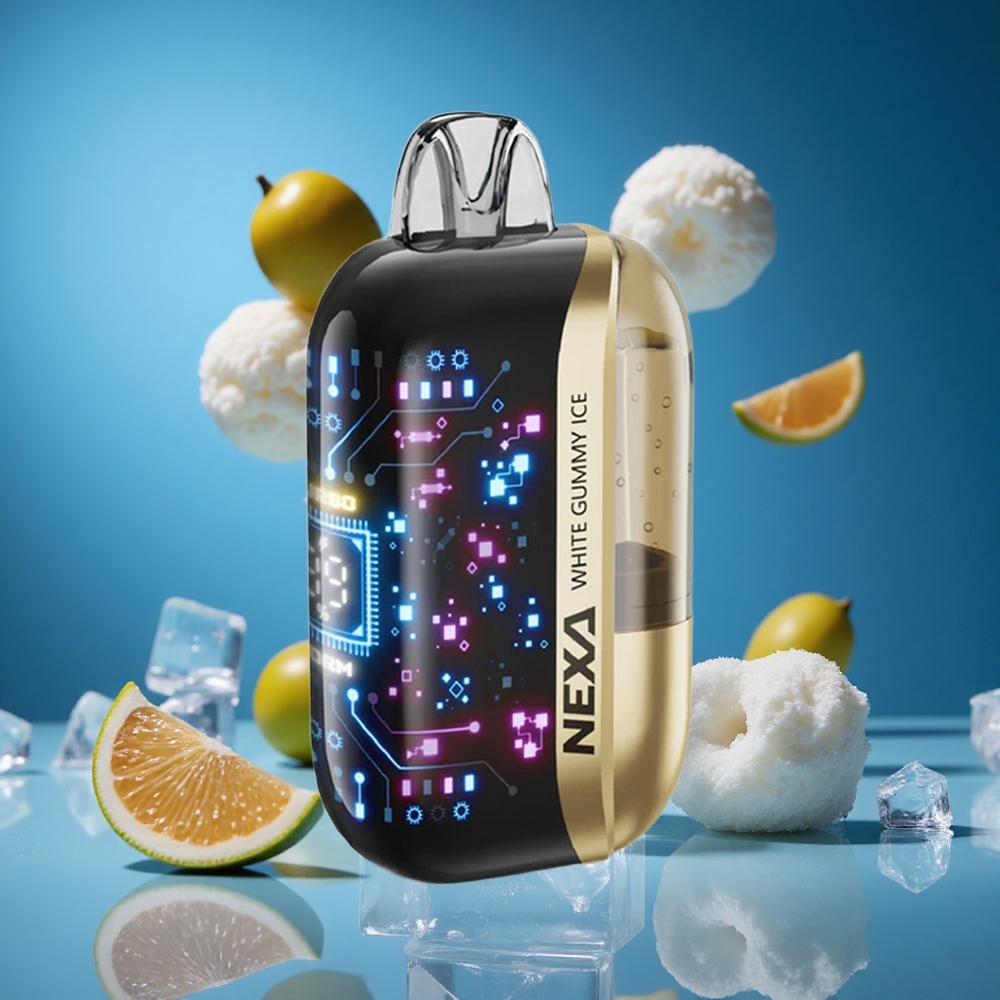 NEXA Ultra 50K 50000 Puffs Beli Gumi Ledeni 20ml Napolnjena Zmogljivost Slovenija vapes