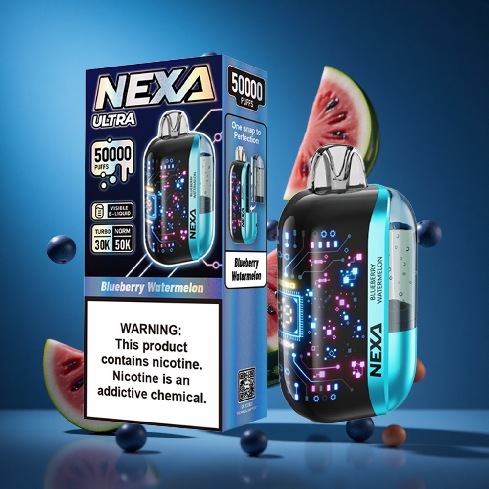 NEXA Ultra 50K Za enkratno uporabo Vape Borovnica Lubenica 20ml 800mah Slovenija vapes