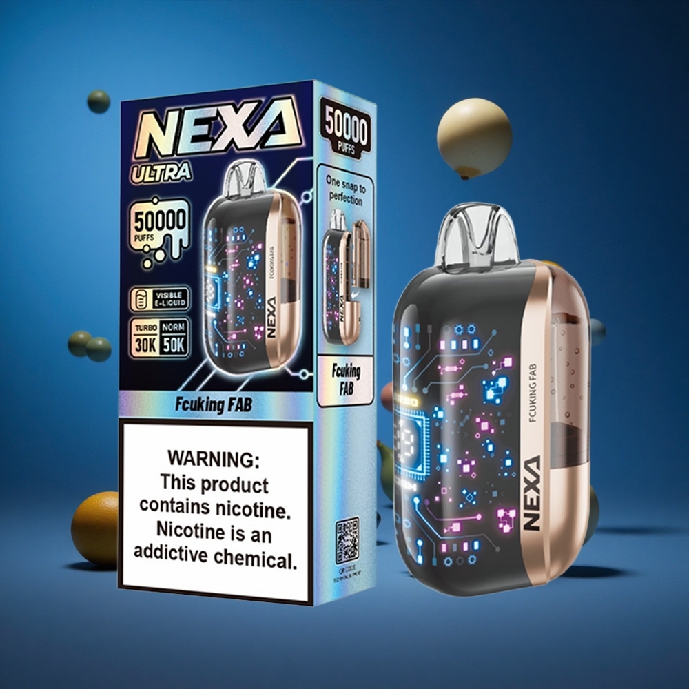 NEXA Ultra 50K Za enkratno uporabo Vape Fcuking Fab 20ml Kapaciteta Prednapolnjenega 50000 Puffs Slovenija vapes