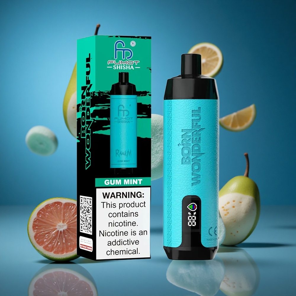 RandM Fumot Shisha 10000 Puffs Za enkratno uporabo Vape Gum Meta Slovenija vapes
