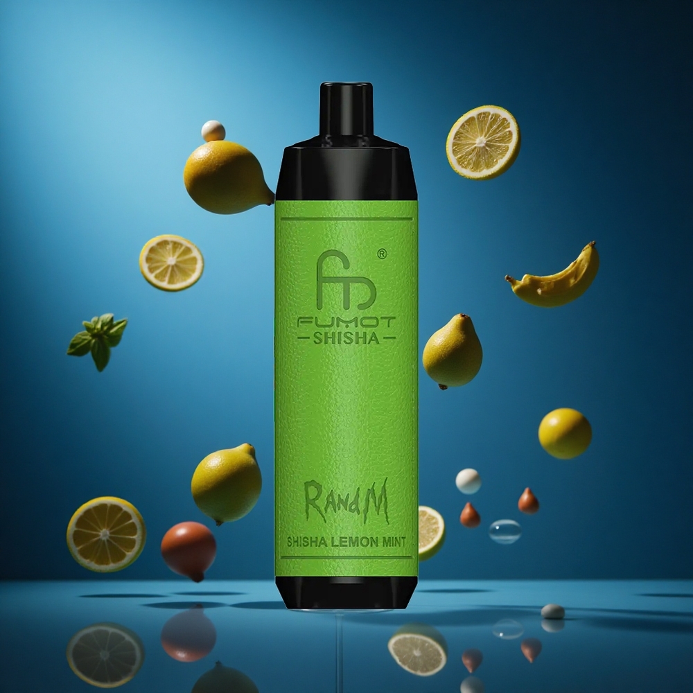 RandM Fumot Shisha 10000 Puffs Za enkratno uporabo Vape Limeta Menta Slovenija vapes
