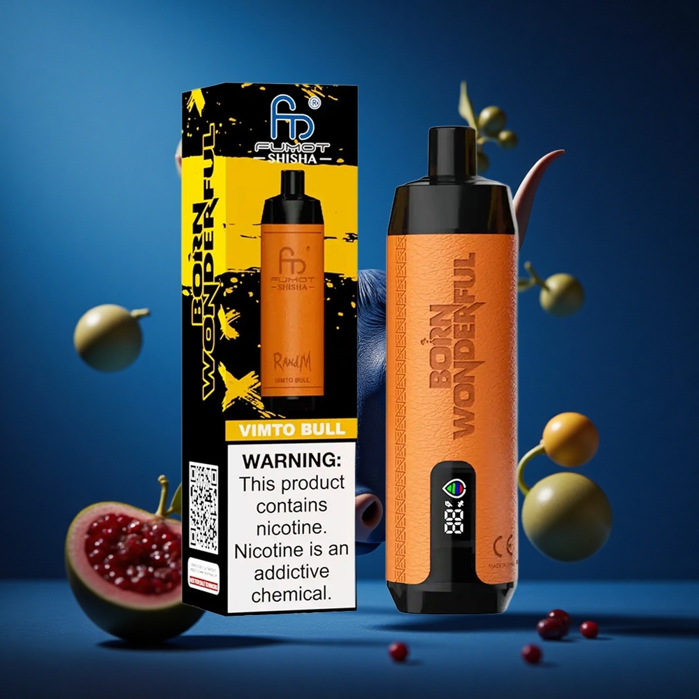 RandM Fumot Shisha 10000 Puffs Za enkratno uporabo Vape Vimto Bik Slovenija vapes