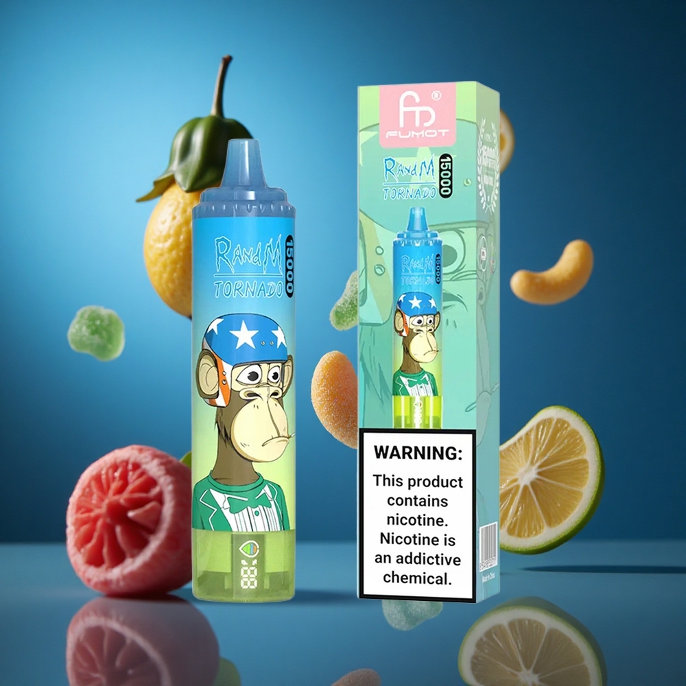 RandM Fumot Tornado 15000 Puffs Gumi Medved Kombinacija Slovenija vapes