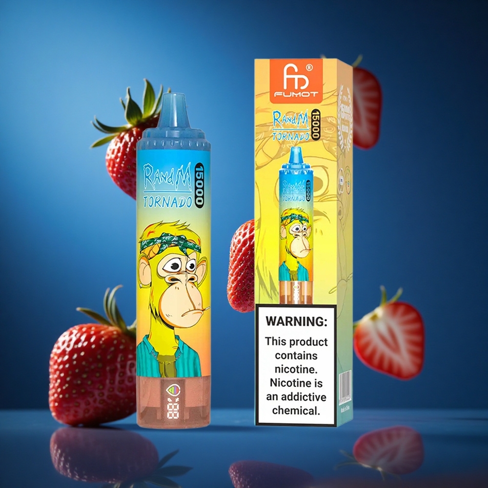 RandM Fumot Tornado 15000 Puffs Jagoda 25ml Slovenija vapes