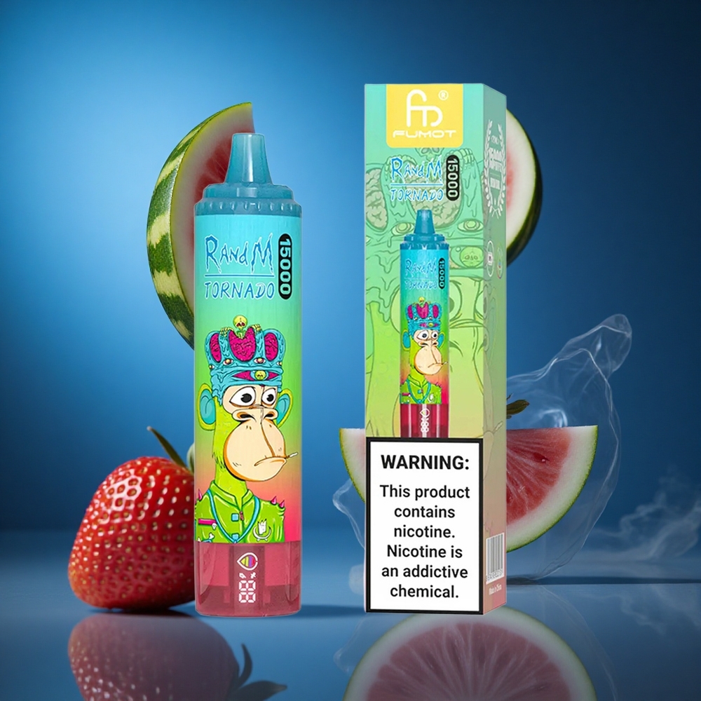 RandM Fumot Tornado 15000 Puffs Jagoda Lubenica 25ml Slovenija vapes
