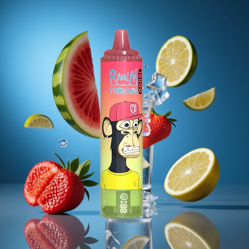 RandM Fumot Tornado 15000 Puffs Jagoda Lubenica Limonada 25ml Slovenija vapes